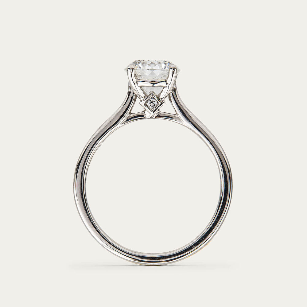 Born NOVA Platinum 2.00ct Round Lab Grown Diamond Solitaire Ring