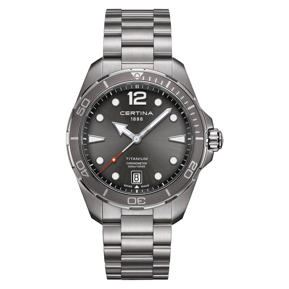 Certina Aqua DS Action Gent Grey Dial Titanium Watch
