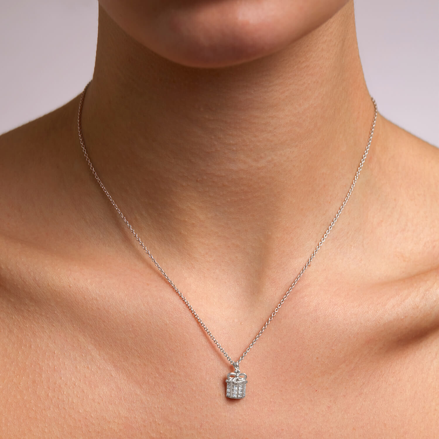 Diamond store necklace gift