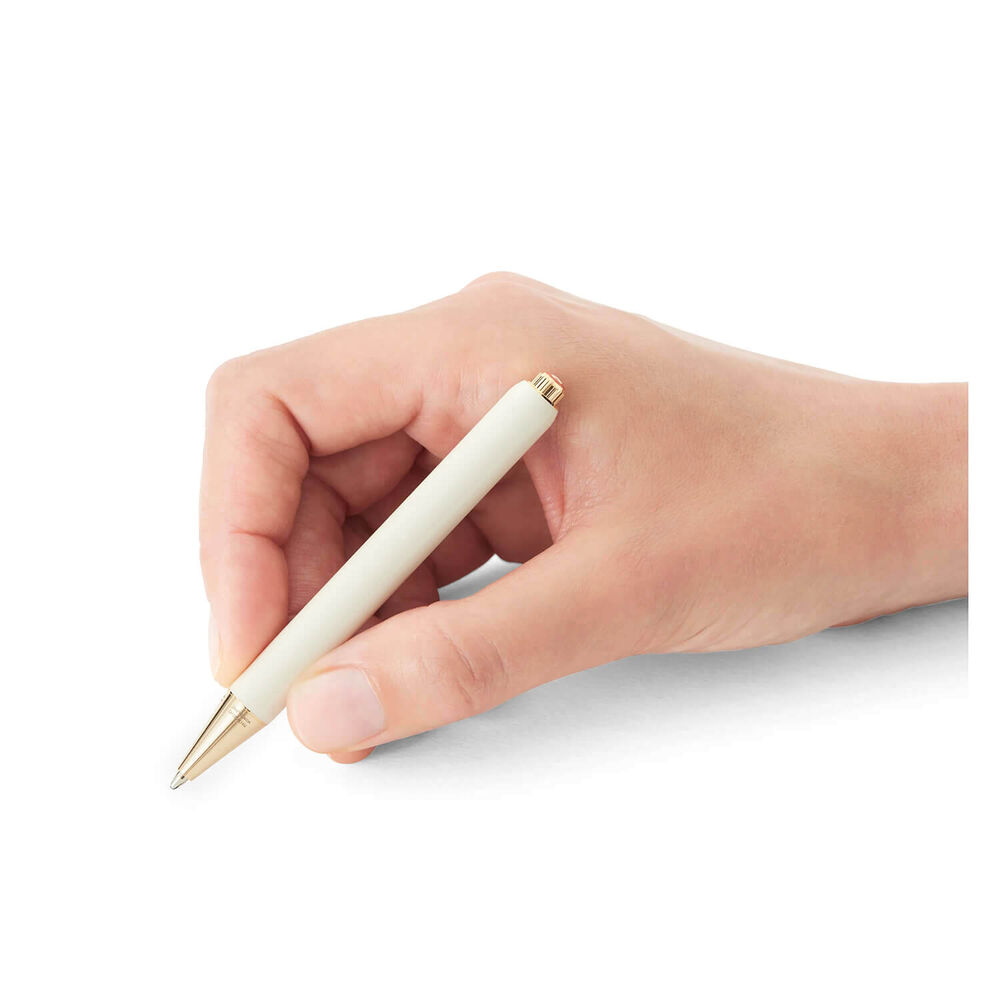 Montblanc Heritage Rouge et Noir 'Baby' Special Edition Ivory Ballpoint Pen image number 2