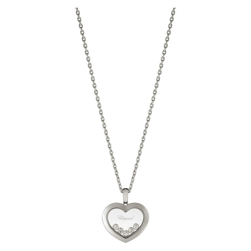 Chopard Happy Diamonds Icons 18ct White Gold 0.25ct Diamond Necklace