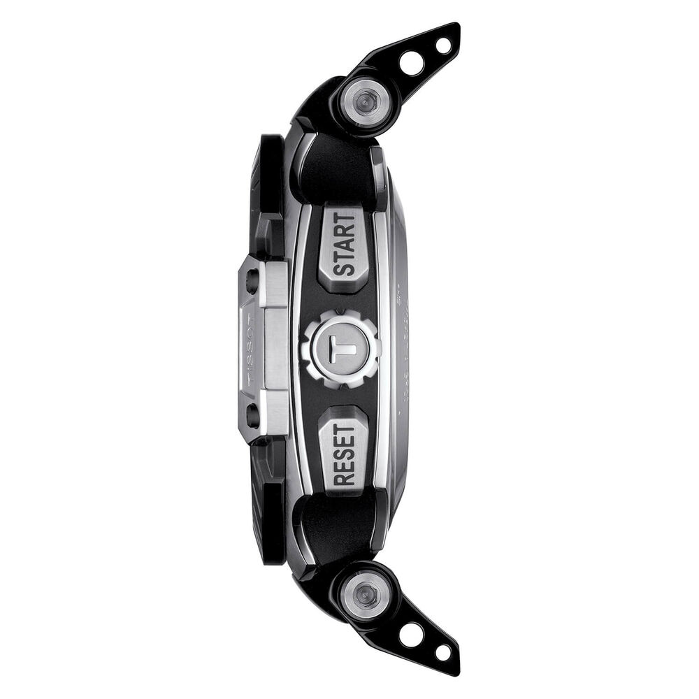Tissot T-Race MOTO GP Limited Edition 45mm Automatic Black Dial Steel Case Black Leather Strap Watch