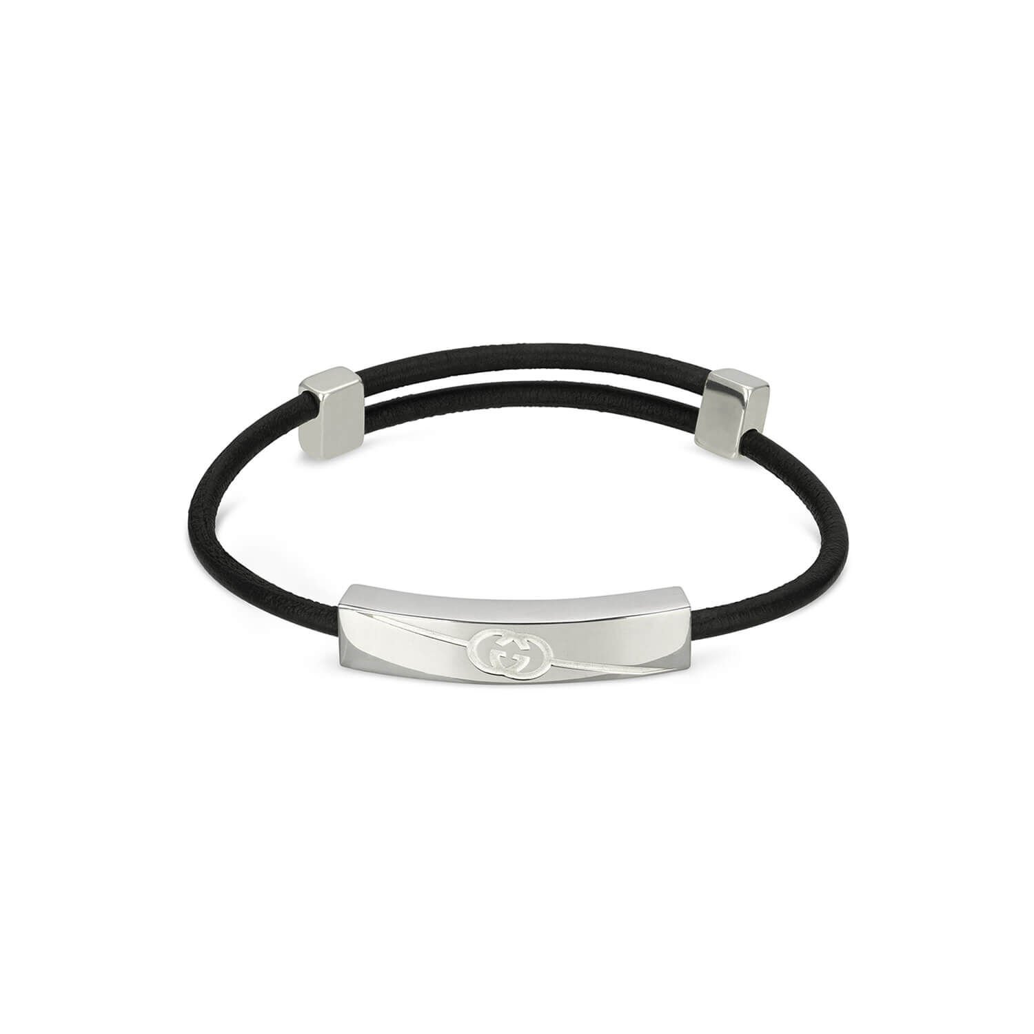 Gucci Interlocking G Leather Bracelet