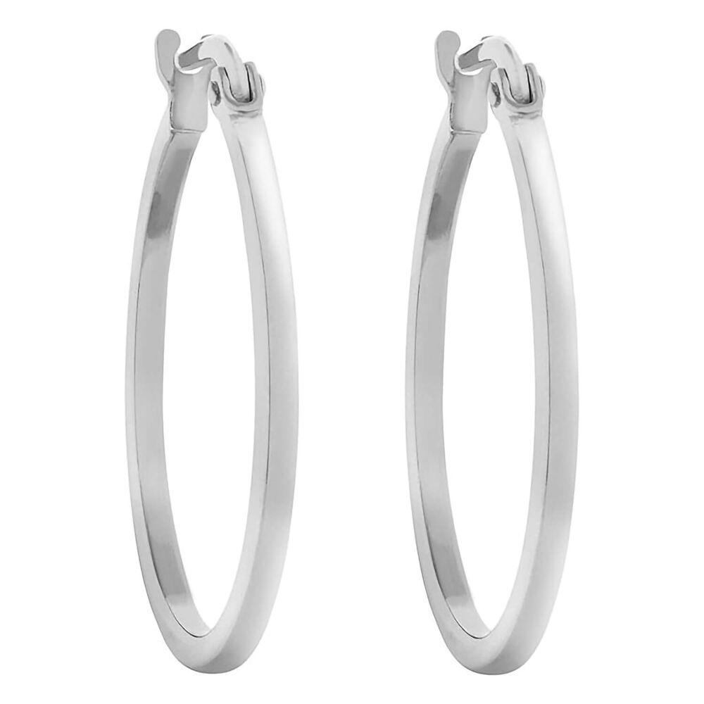 Sterling Silver Hoop Earrings image number 0