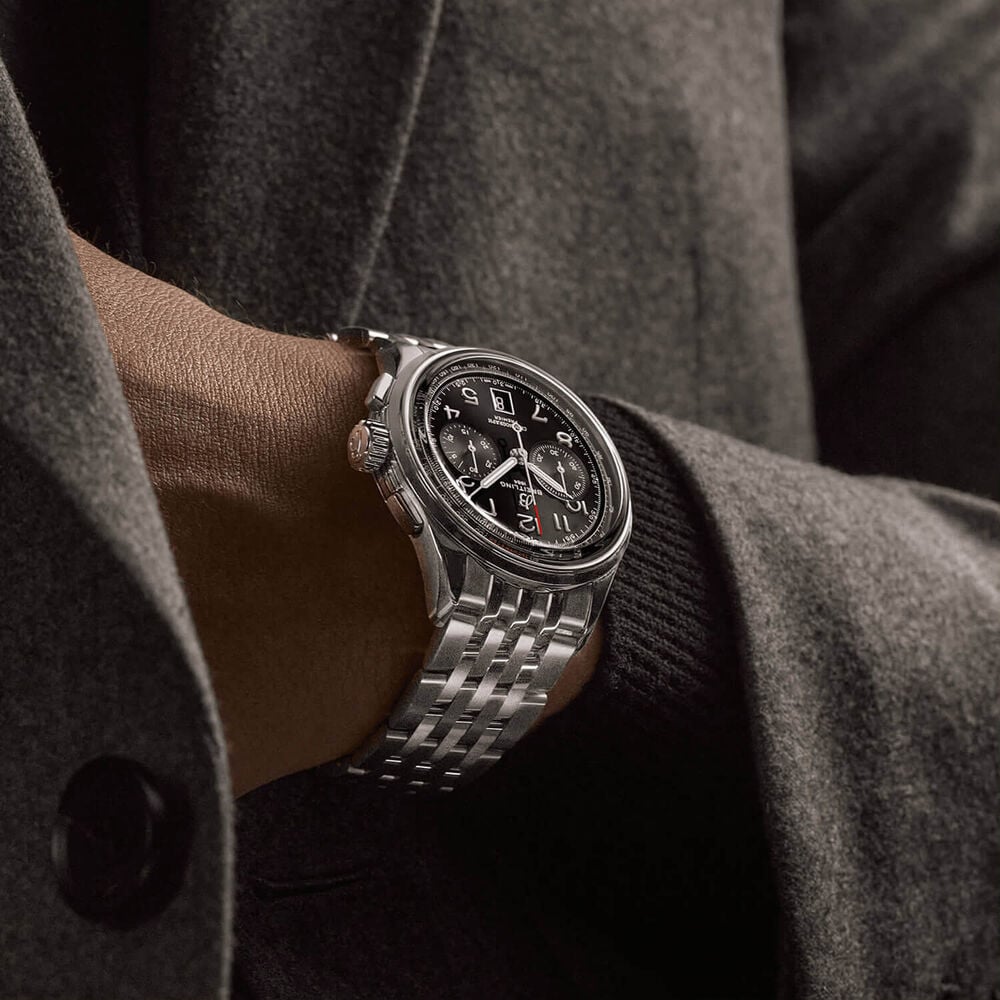 Breitling Premier B01 Chronograph 42mm Black Dial Bracelet Watch image number 2
