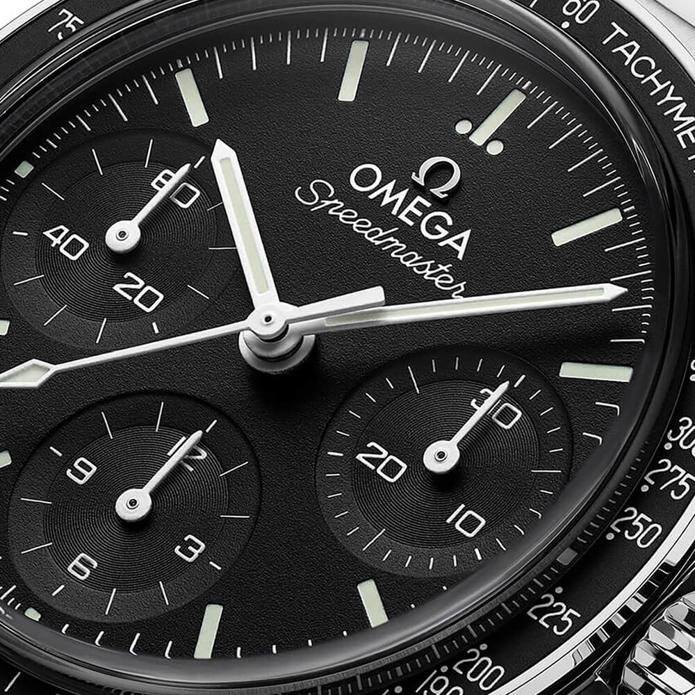OMEGA Speedmaster 38mm Black Dial Steel Bracelet Watch