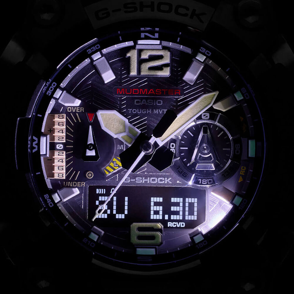 G-SHOCK Master of G Mudmaster 58.7mm Dial Black Resin Strap Watch image number 5