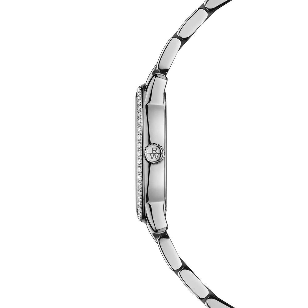 Raymond Weil Toccata Classic 24mm MOP Dial Diamond Set Bezel Steel Bracelet Watch