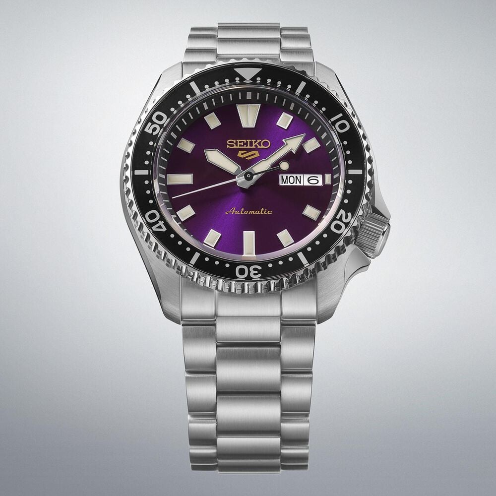 Seiko 145th Anniversary Seiko 5 Sports SKX Limited Edition Edo Purple Watch