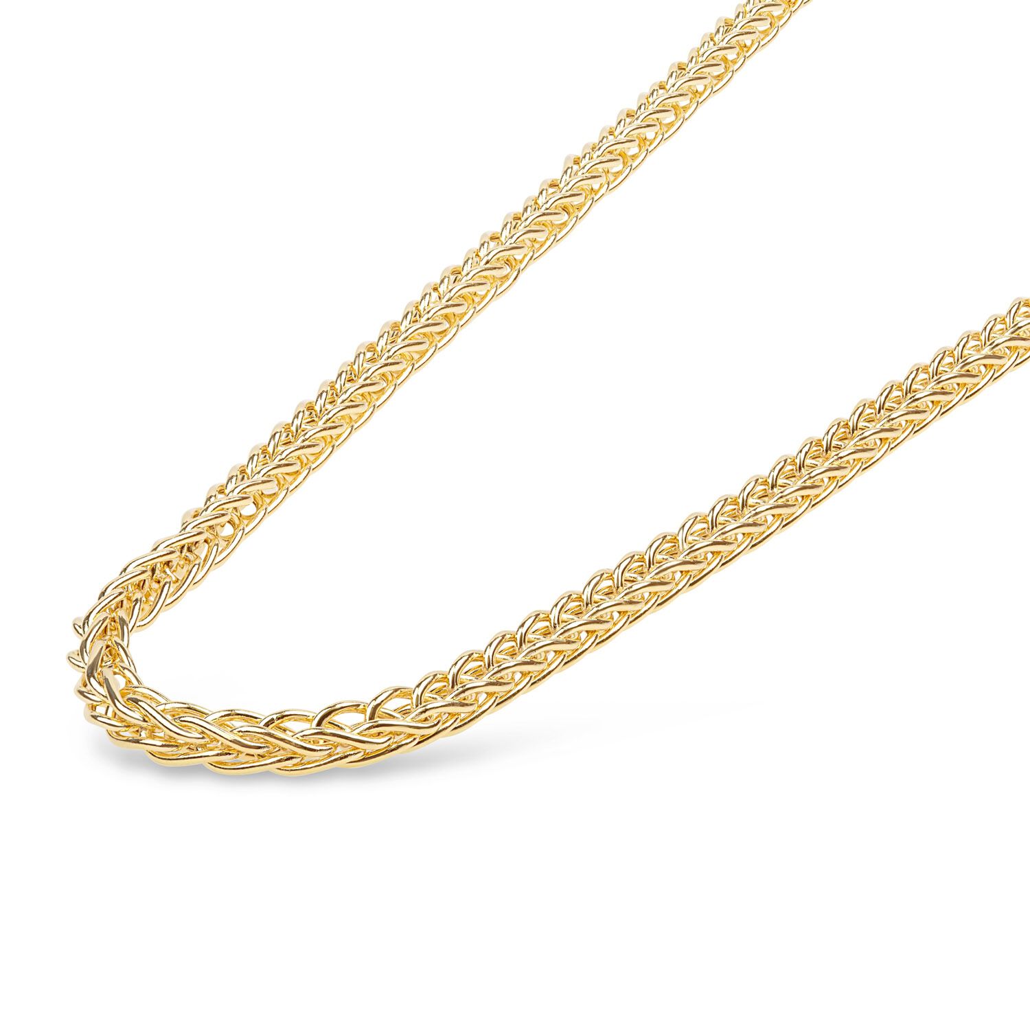 Men's Polished Spiga Chain Stainless Steel Necklace – West Coast Jewelry