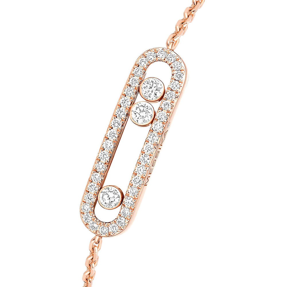 Messika Baby Move 0.30ct Diamond Rose Gold Bracelet image number 2