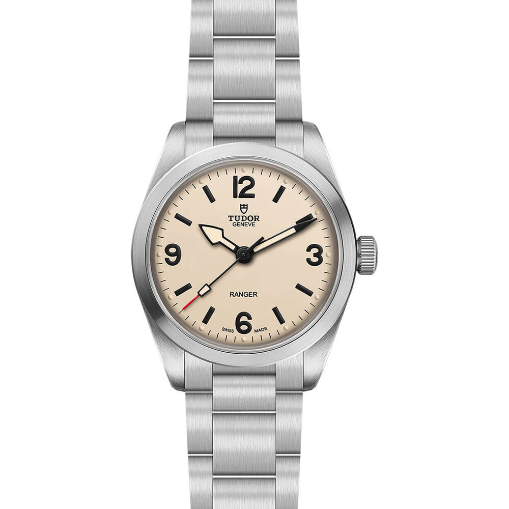 TUDOR Ranger 36mm Dune White Dial Steel Bracelet Watch