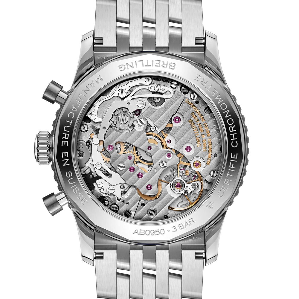 Breitling Navitimer B09 Chronograph 41mm Blue Dial Stainess Steel Bracelet Watch