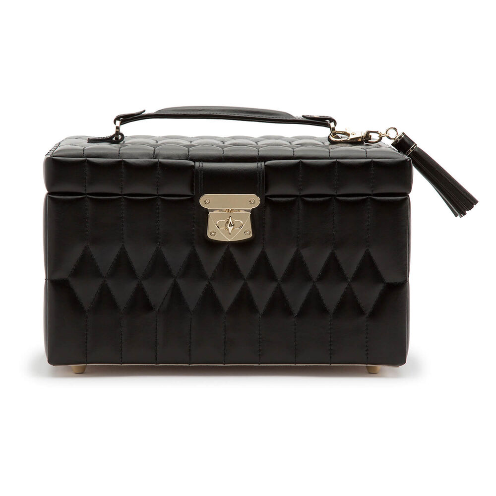 WOLF CAROLINE Black Medium Jewellery Case image number 0
