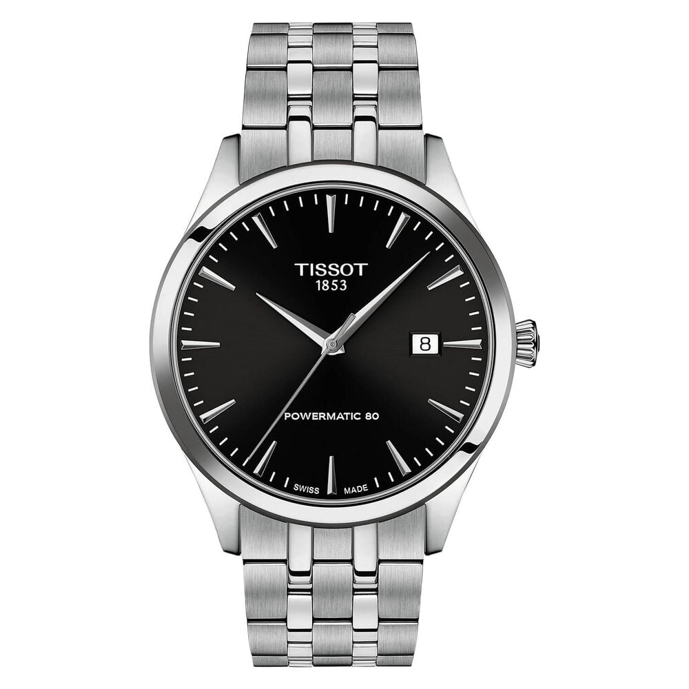 Tissot Classic Dream 40mm Black Dial Steel Bracelet Watch