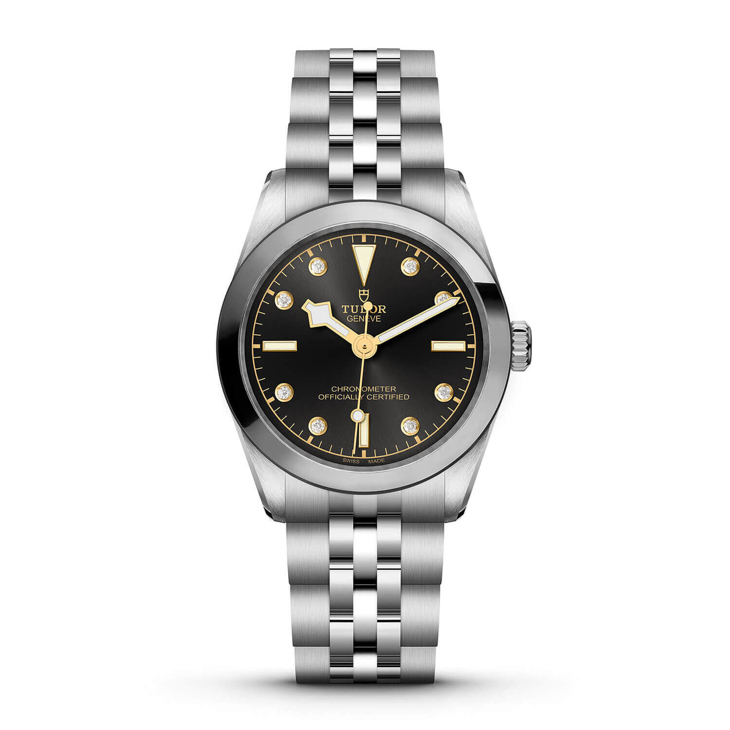 TUDOR Black Bay 31mm Black Diamond Dot Dial Bracelet Watch