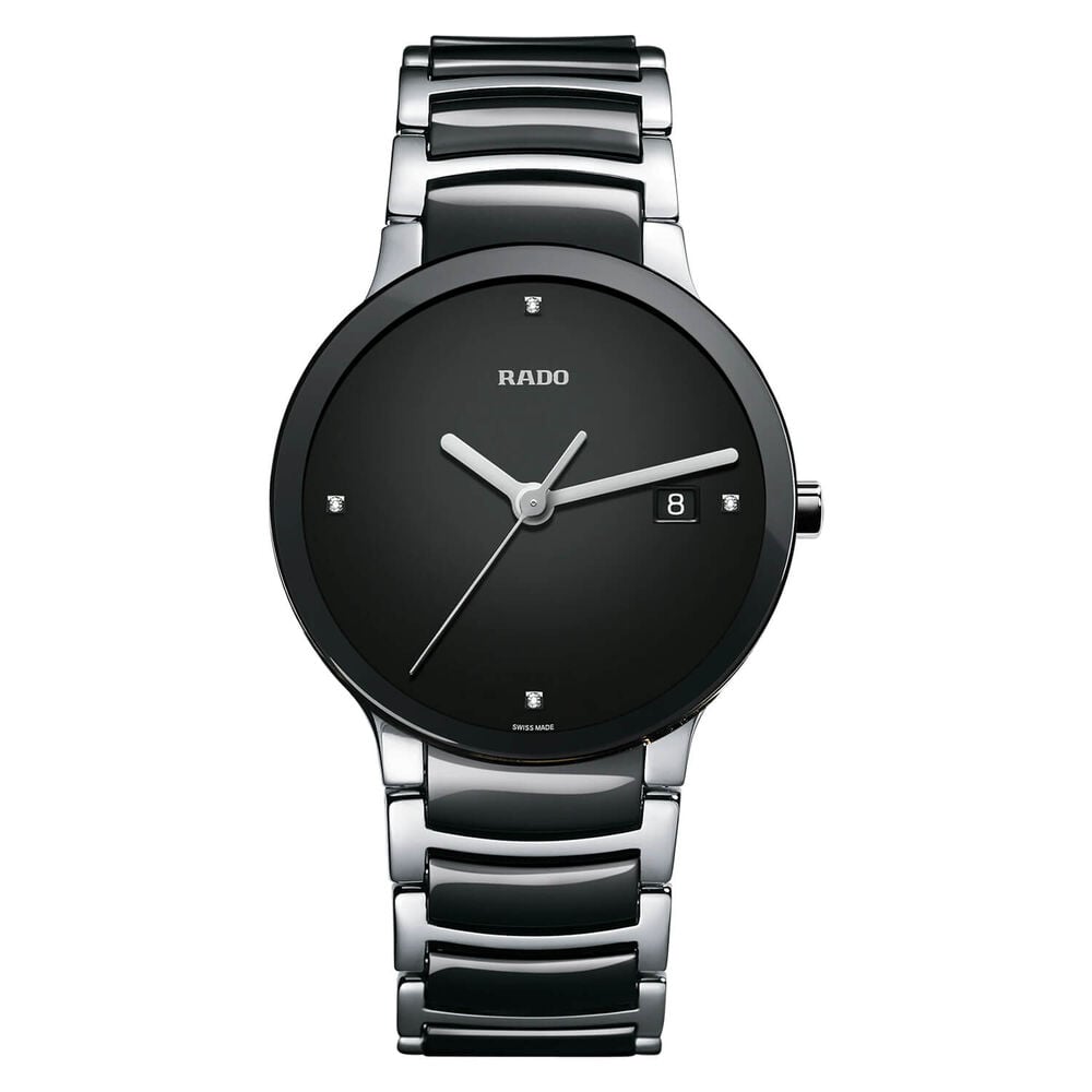 Rado Centrix Men's Black Ceramic Bracelet Watch