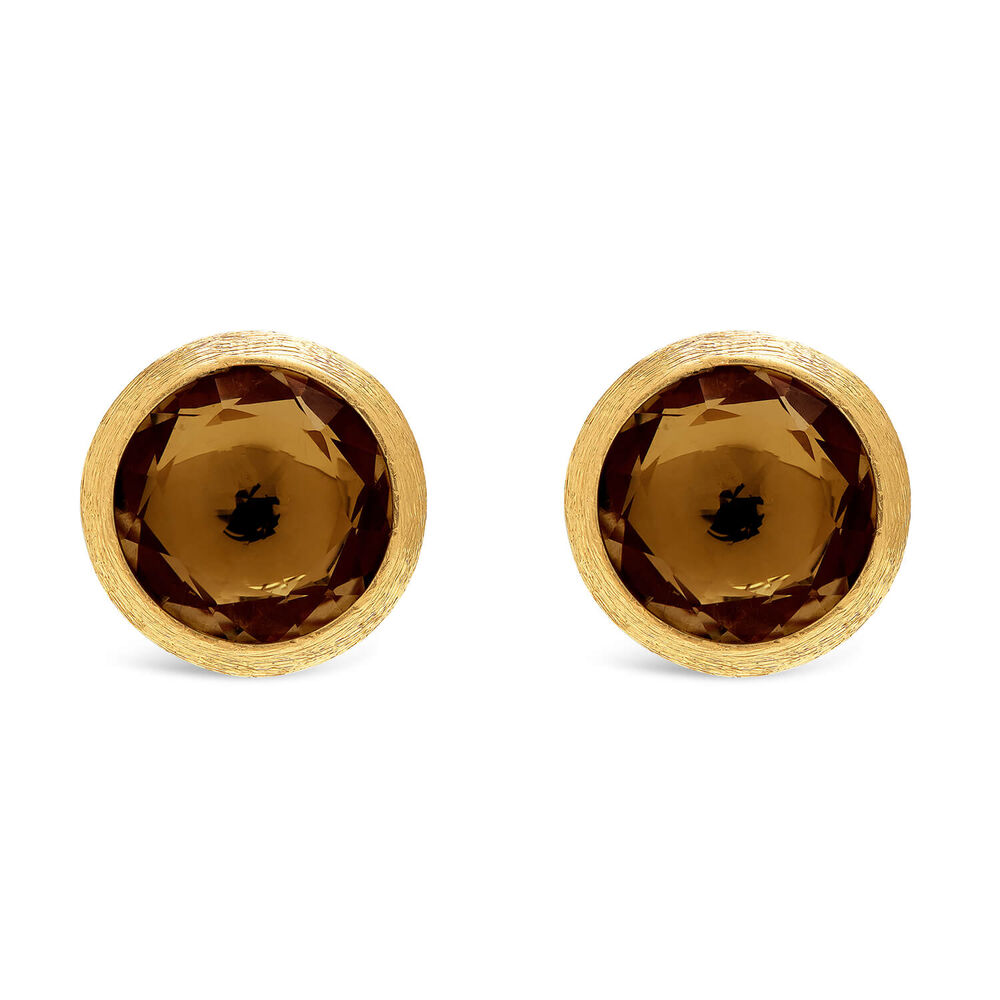 Marco Bicego Jaipur 18ct Yellow Gold and Citrine Petite Stud Earrings