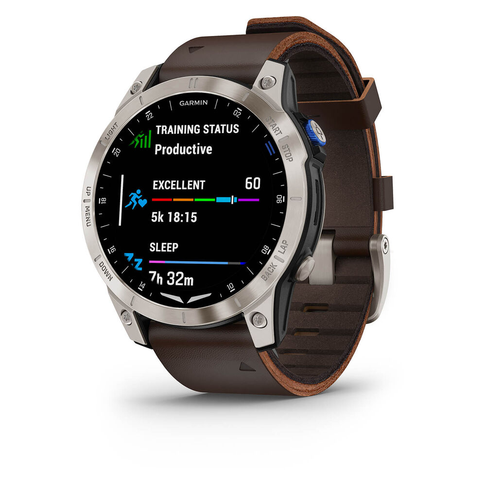 Garmin D2 MACH 1 Multifunction Titanium Case Strap Watch