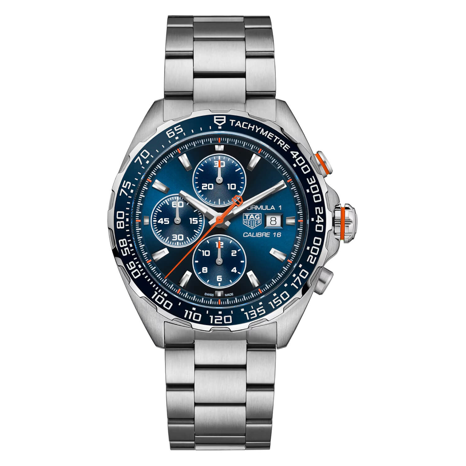 TAG Heuer Formula 1 Chronograph 44mm Blue Dial Steel Watch