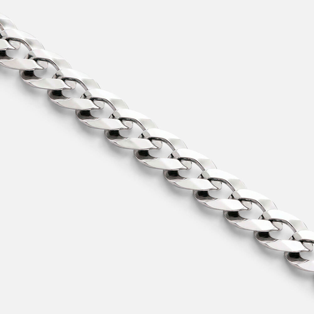 Sterling Silver Flat Curb Bracelet