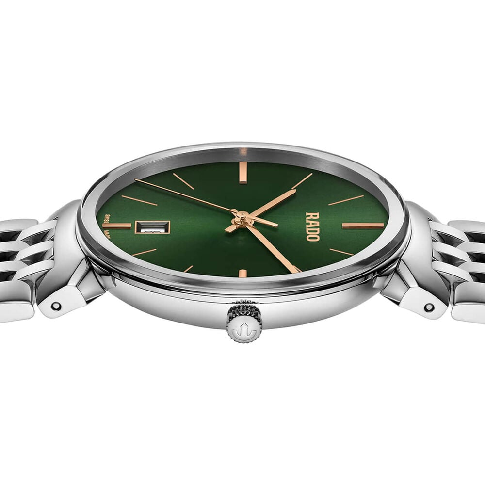 Rado Florence 38mm Green Dial Steel Bracelet Watch