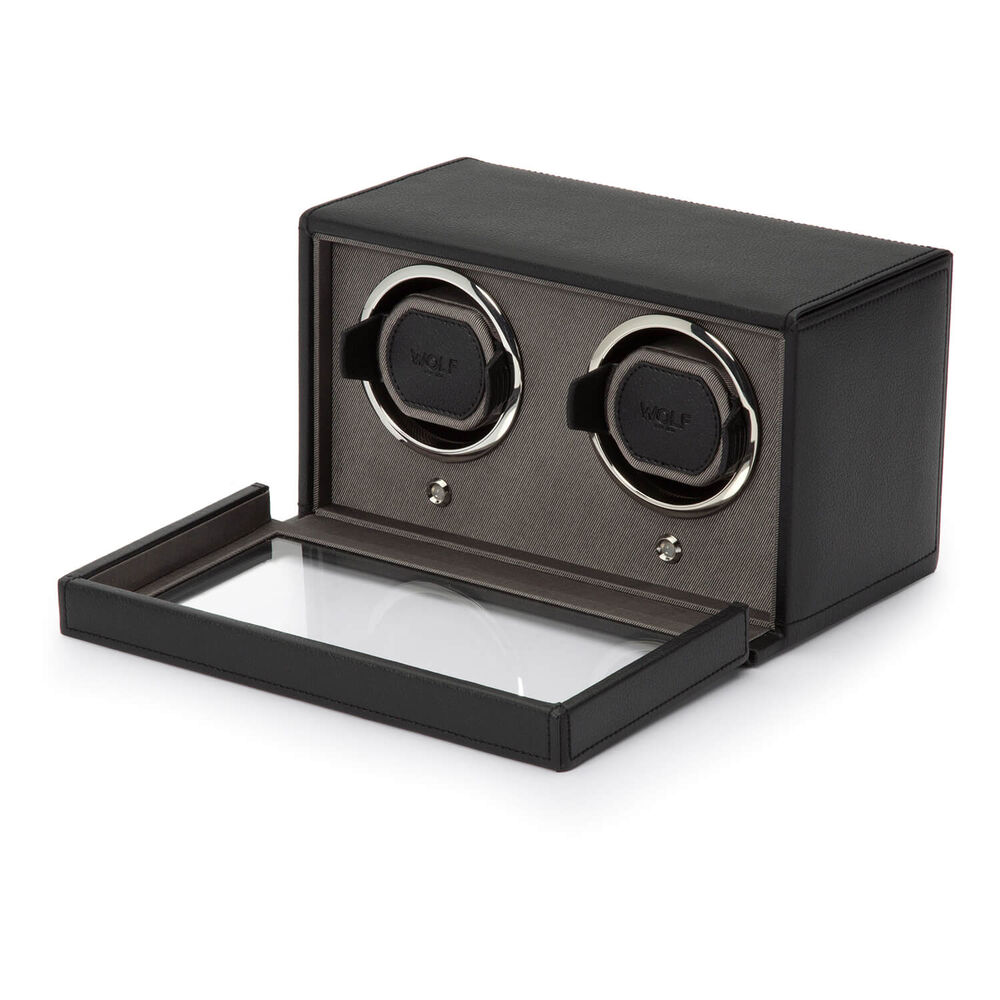 WOLF CUB Double Black Watch Winder image number 4