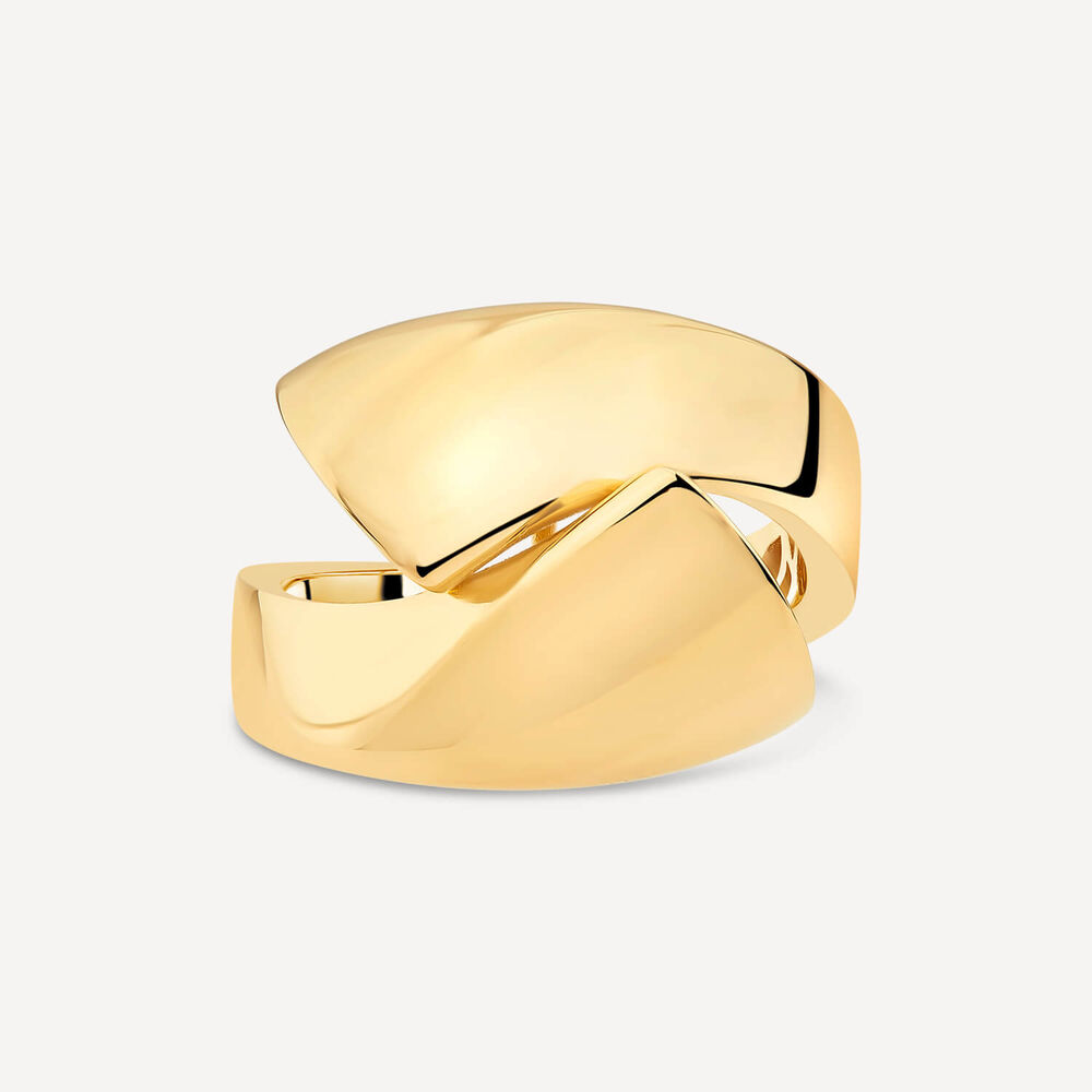 9ct Yellow Gold Polished Twist Ring