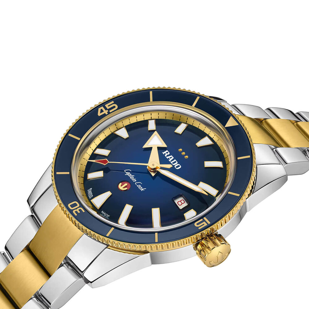 Rado Captain Cook x European Cricket Special Edition 42mm Blue Dial Watch