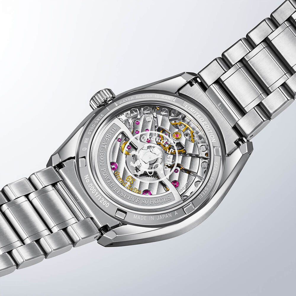 Grand Seiko Evolution 9 'Mountainscape' Limited Edition 40mm Blue Dial Steel Bracelet Watch image number 5
