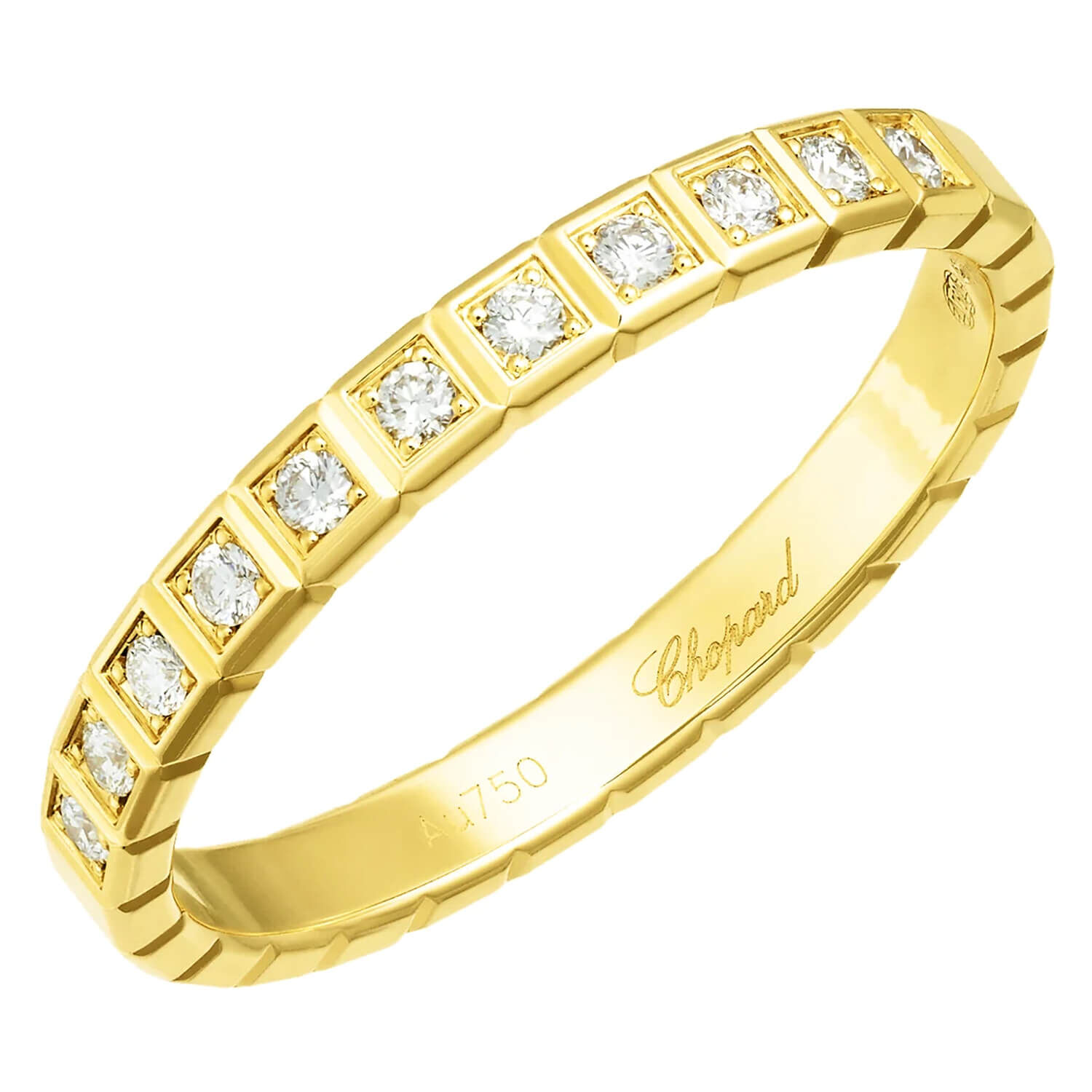 Chopard Ice Cube Yellow Gold Thin Band Ring