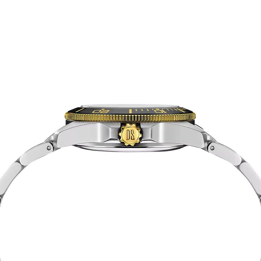 Certina DS Action Powermatic 80 34.5mm Black Mother of Pearl Dial Two Tone Steel Bracelet Watch image number 4