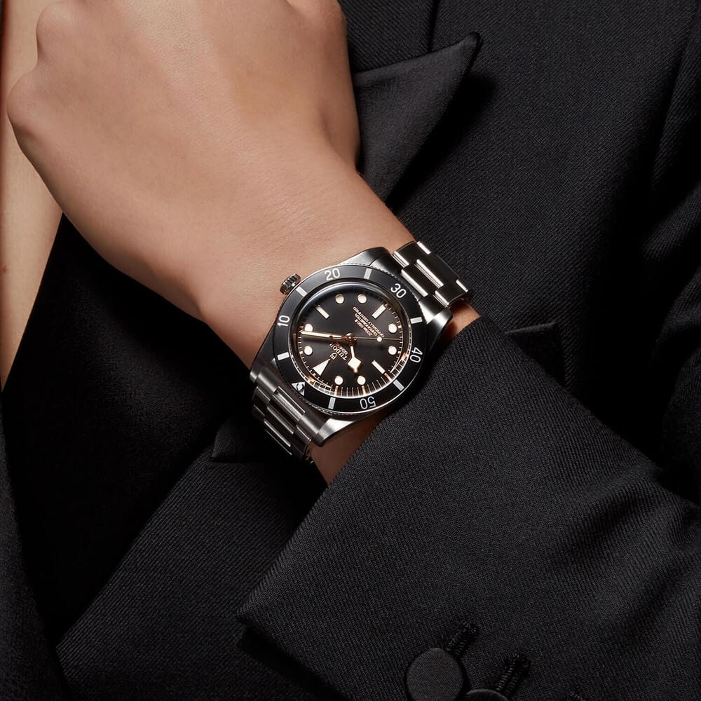 TUDOR Black Bay 54 37mm Black Dial & Bezel Bracelet Watch