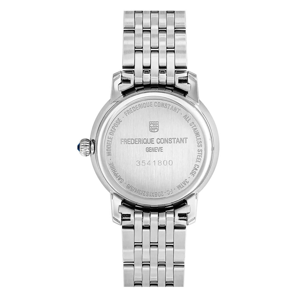 Frederique Constant Mother of Pearl Dial and Steel 30mm Ladies Watch image number 1