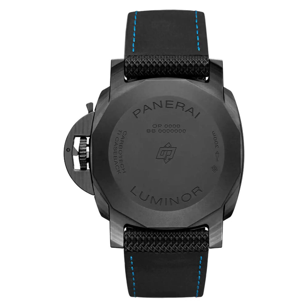 Panerai Luminor 44mm Marina Carbotech™ Black Dial Strap Watch