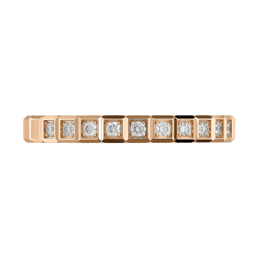Chopard Ice Cube 0.11ct Diamond 18ct Rose Gold Ring