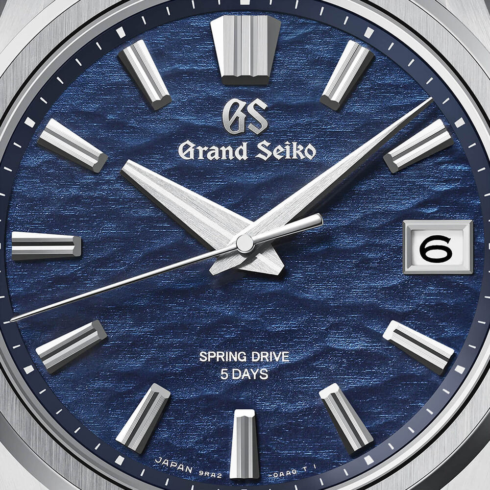 Grand Seiko Evolution 9 Lake Suwa 42mm Blue Dial Titanium Case Watch image number 2