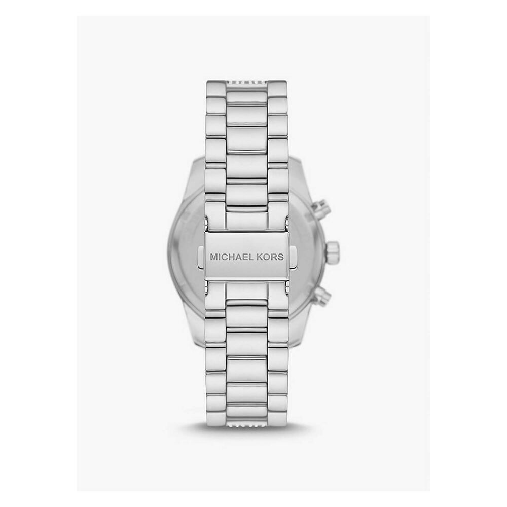 Michael Kors Lexington 38mm Chronograph Silver Dial Bracelet Watch image number 2