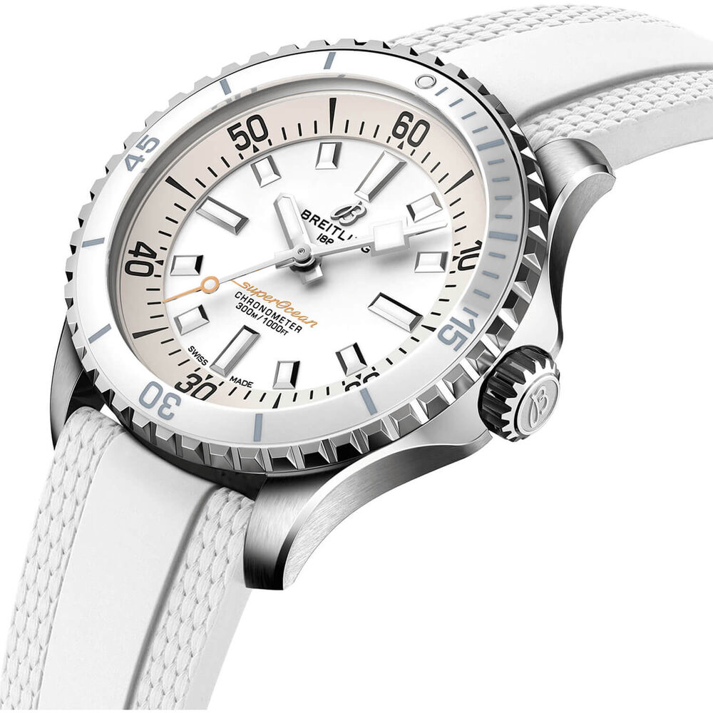 Breitling Superocean Automatic 36 White Dial Strap Watch image number 1