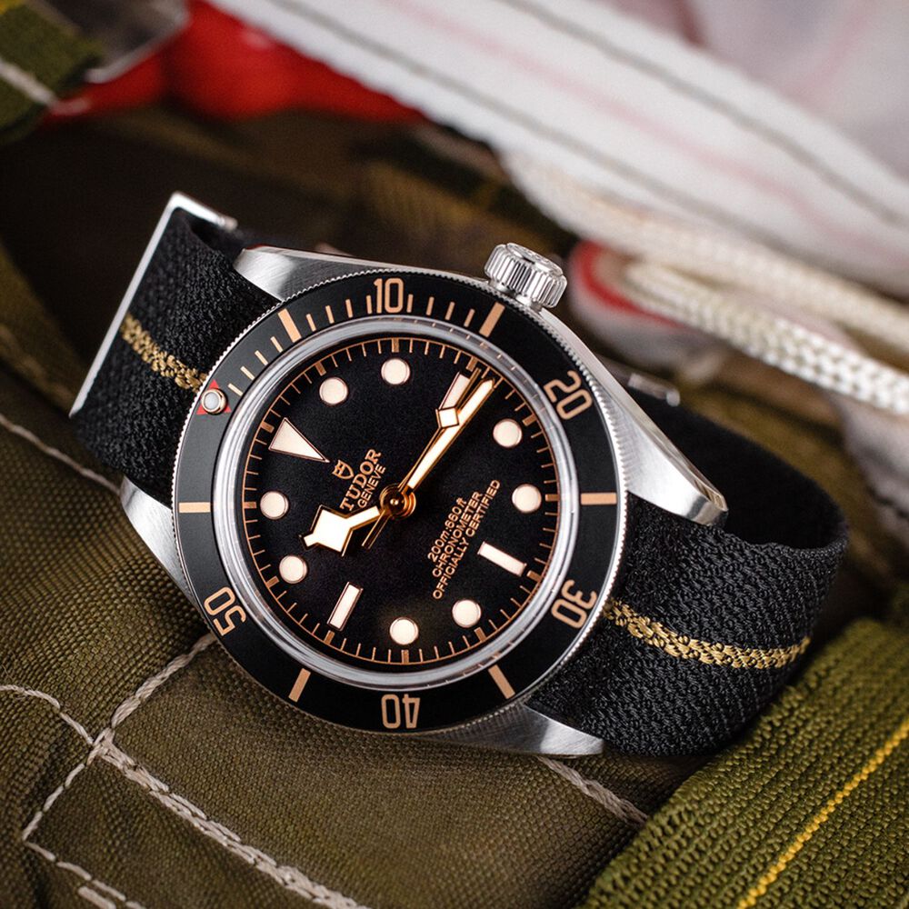 TUDOR Black Bay Fifty-Eight Striped Fabric 39mm Men's Watch image number 7