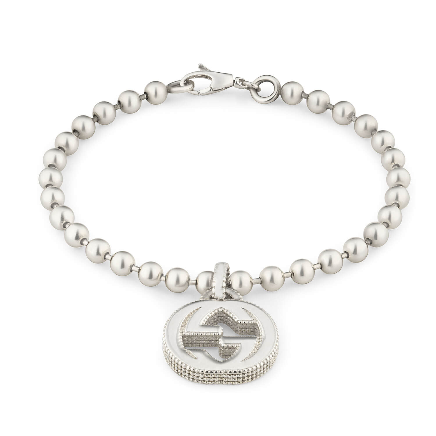 Gucci gg shop link charm bracelet