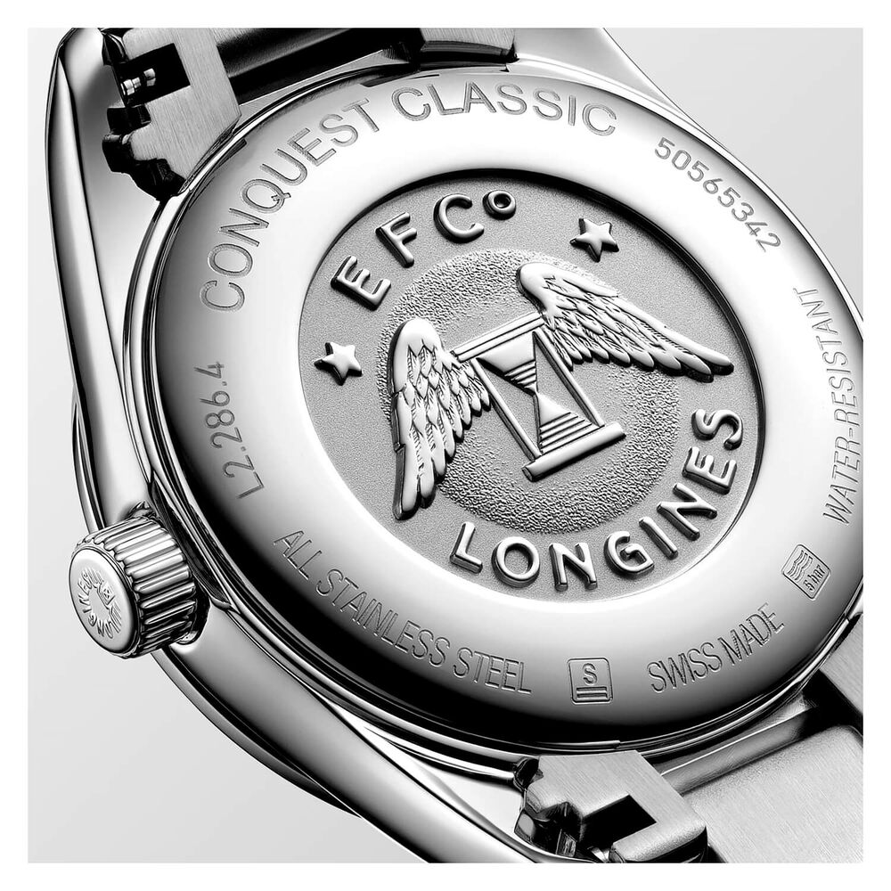 Longines Conquest Classic Stainless Steel 29.5mm Ladies Watch image number 2