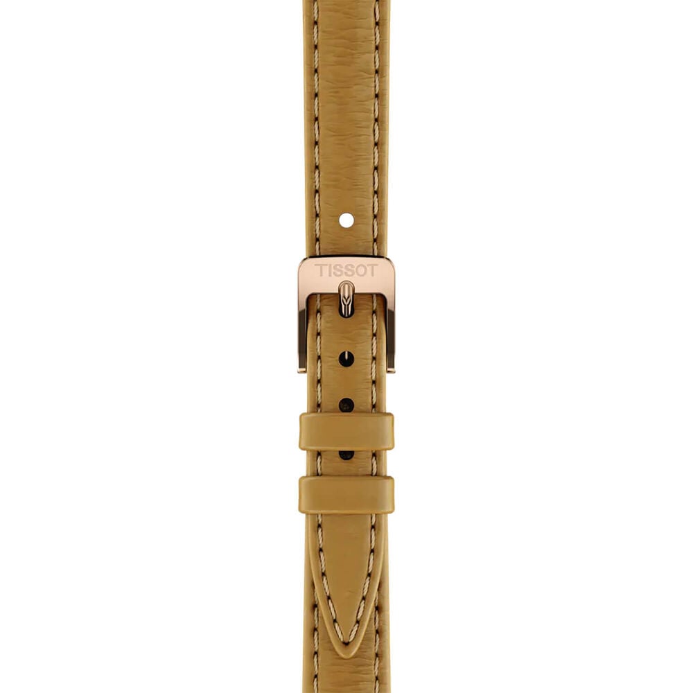 Tissot SRV 21.8x30mm Silver Dial Brown Leather Strap Watch