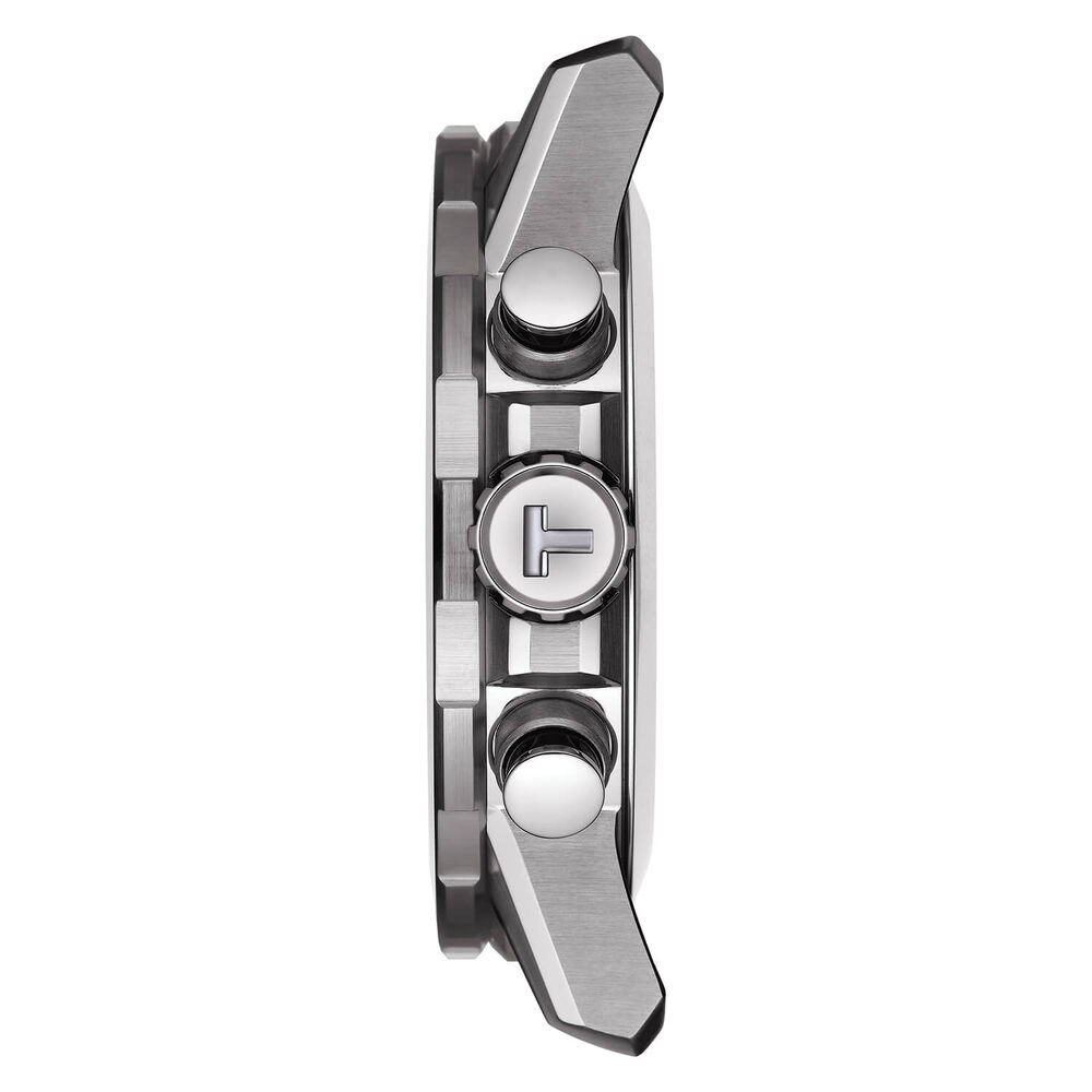 Tissot Supersport Chrono 45mm Black Dial Chronograph Steel Bracelet Watch image number 2