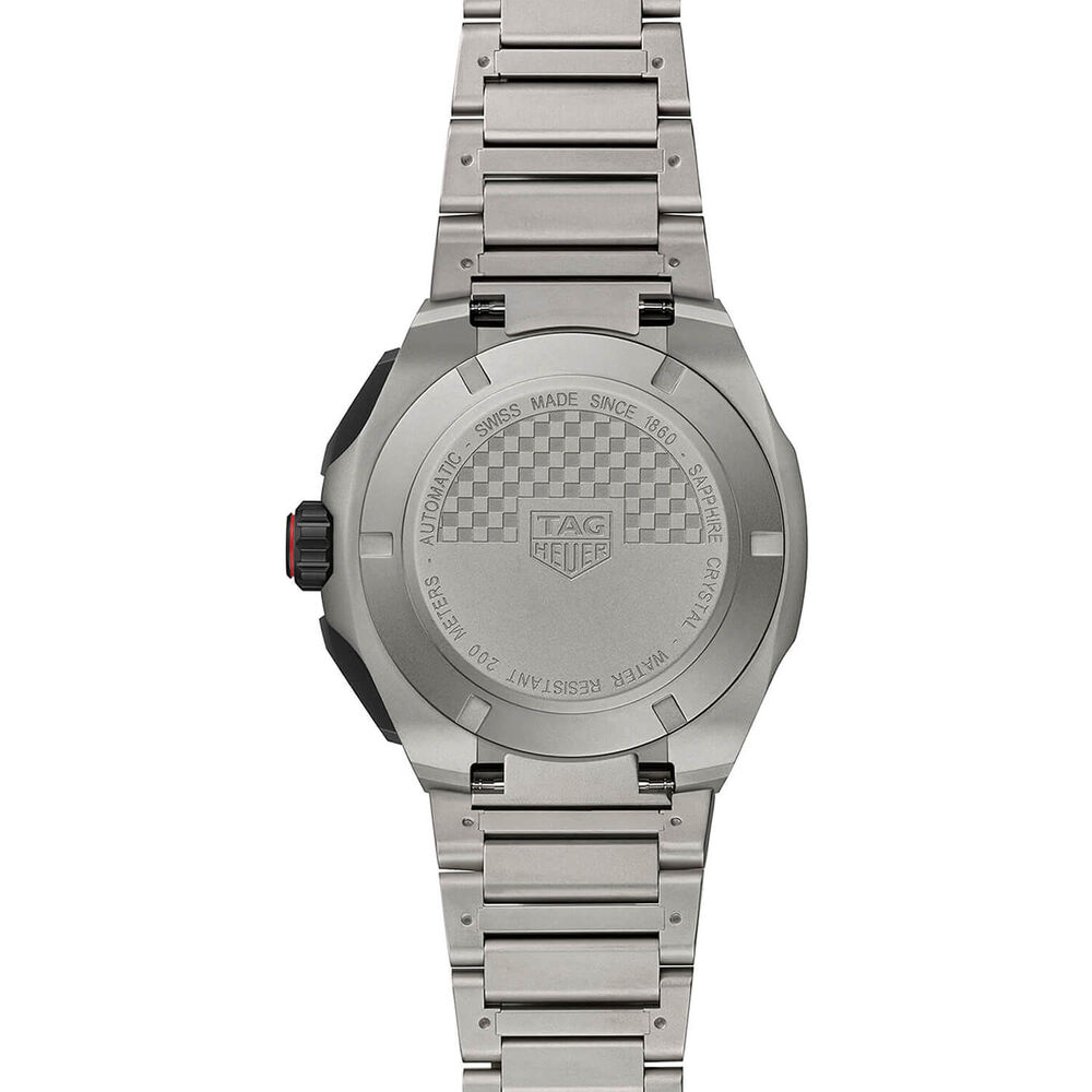 TAG Heuer Formula 1 Chronograph 44mm Black & Red Opalin Dial Titanium Bracelet Watch image number 4