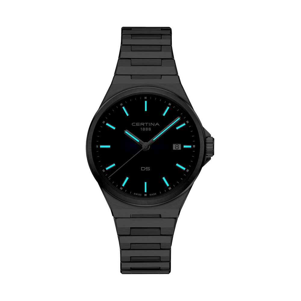 Certina DS-7 Quartz 39mm Blue Dial Stainless Steel Bracelet Watch