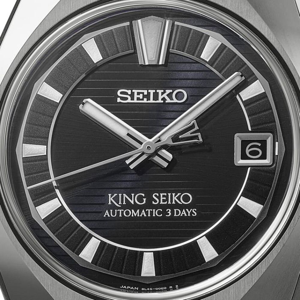 Seiko King Seiko VANAC "Tokyo Highway" Night Black 41mm Black Dial Titanium Bracelet Watch