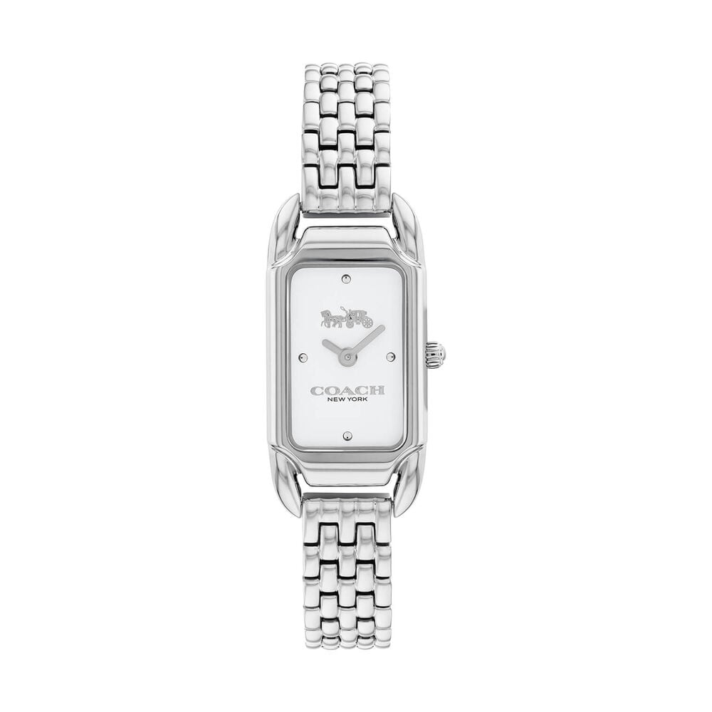 Coach Cadie 29mm White Dial Stainless Steel Bracelet Watch