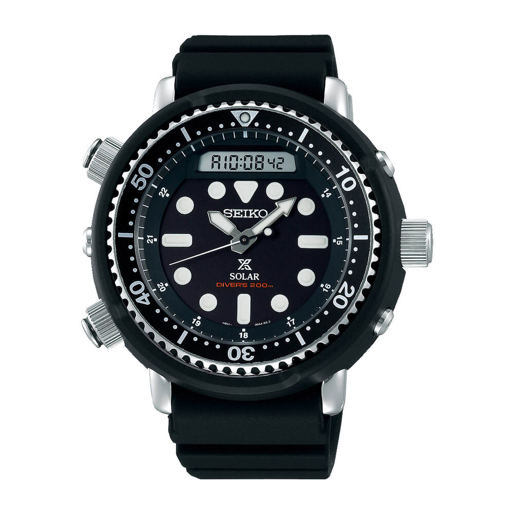 Seiko Prospex Solvar Diver The Arnie Black Led Dial image number 0