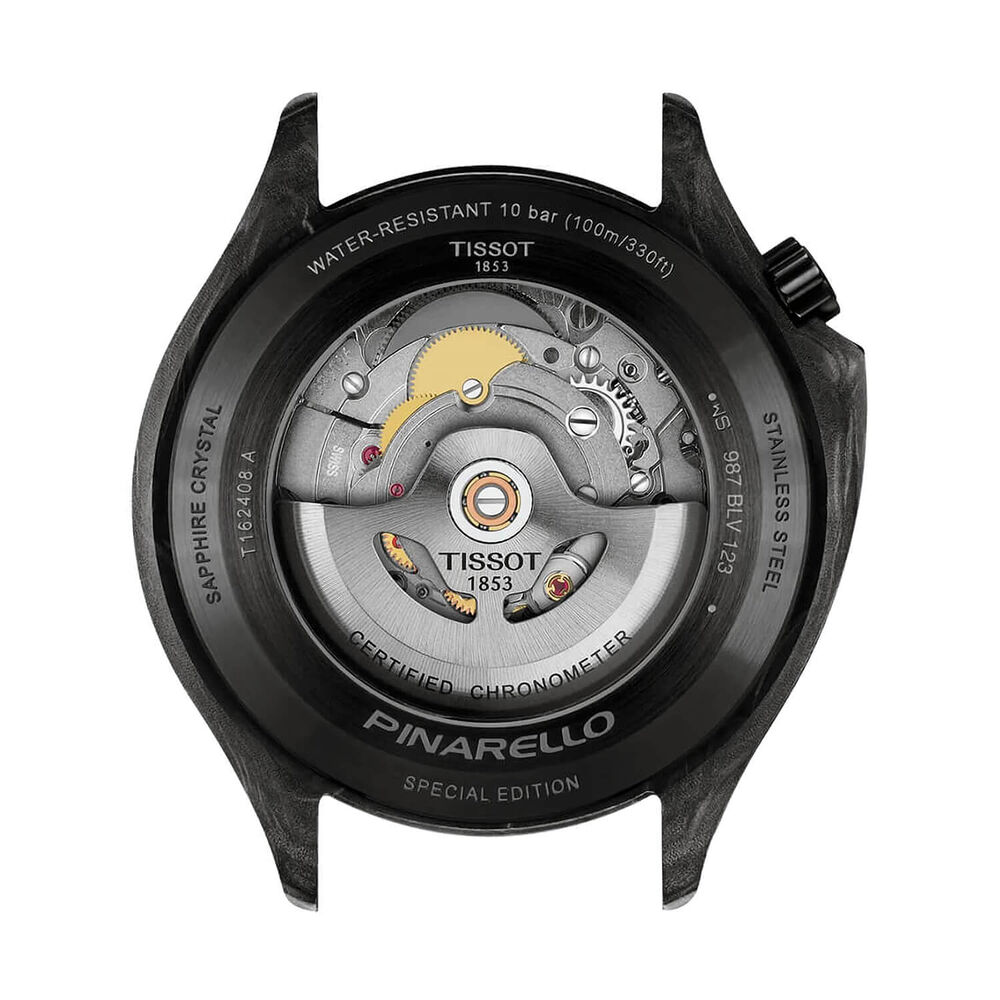 Tissot Pinarello 43mm Grey Dial Black Strap Watch